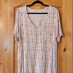 Maurices top Aztec print